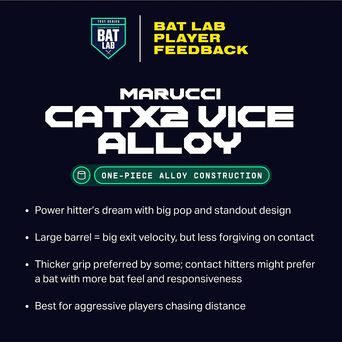 Marucci CATX2 Vice BBCOR Alloy Baseball Bat -3